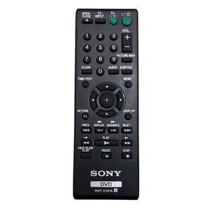 Sony RMT-D197A DVD Player Remote Control Replacement Black Genuine Original